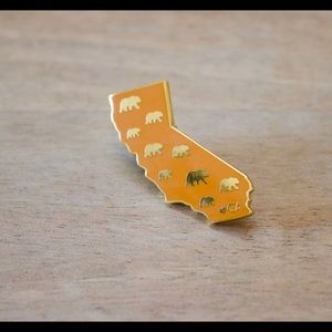 California Bear Pin by Sleepy Mountain